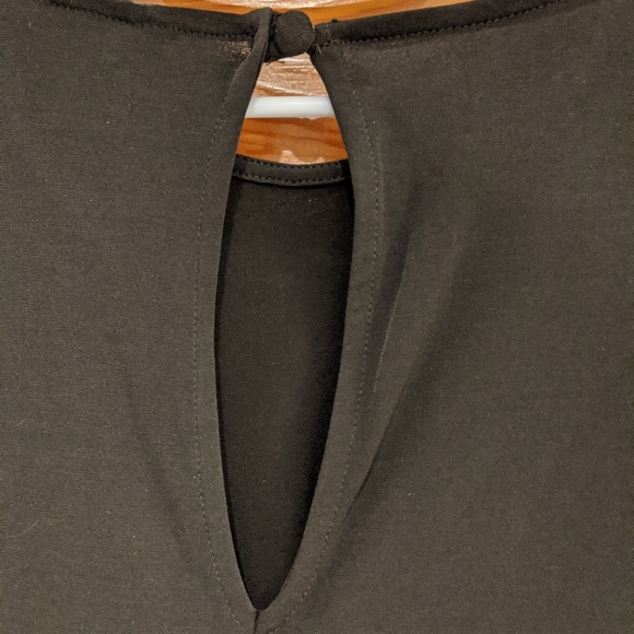 Miss Selfridge Bodycon Black Dress w/ Cutouts - Picture 4 of 8